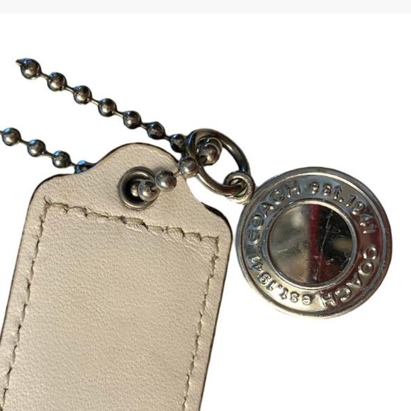 Coach Signature Bag with Cream Stripe Vintage EUC - Picture 8 of 8